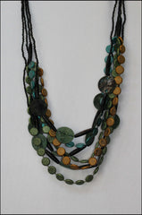 Multi-strand Mixed Bead Necklace