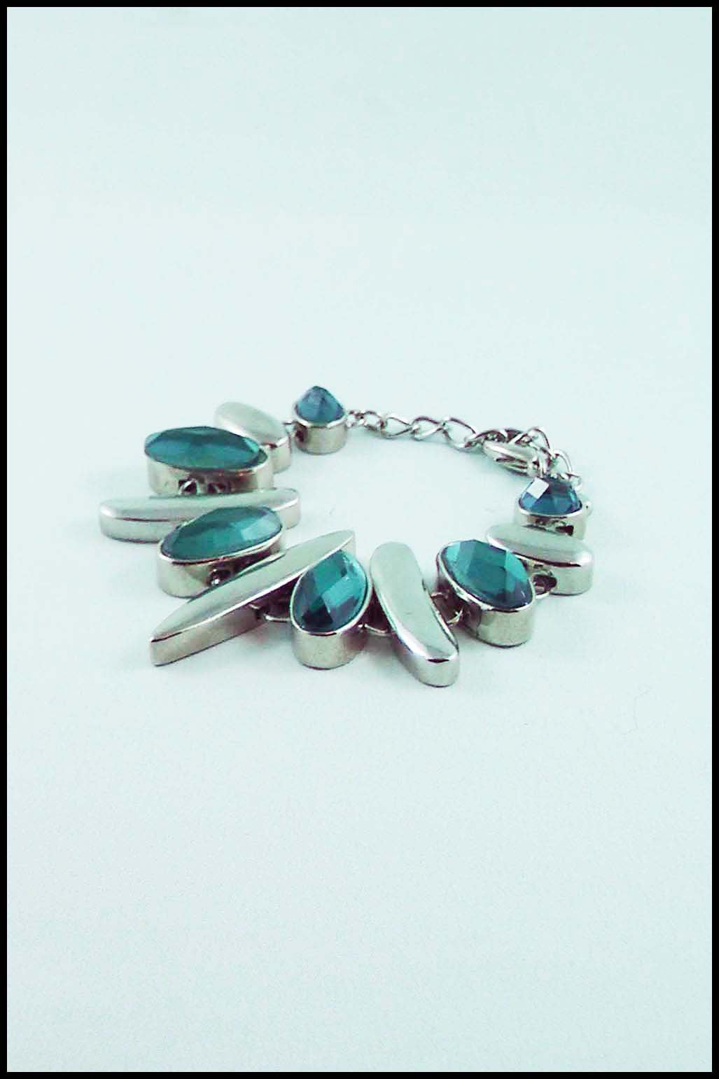 Beveled Faux Stone Bracelet