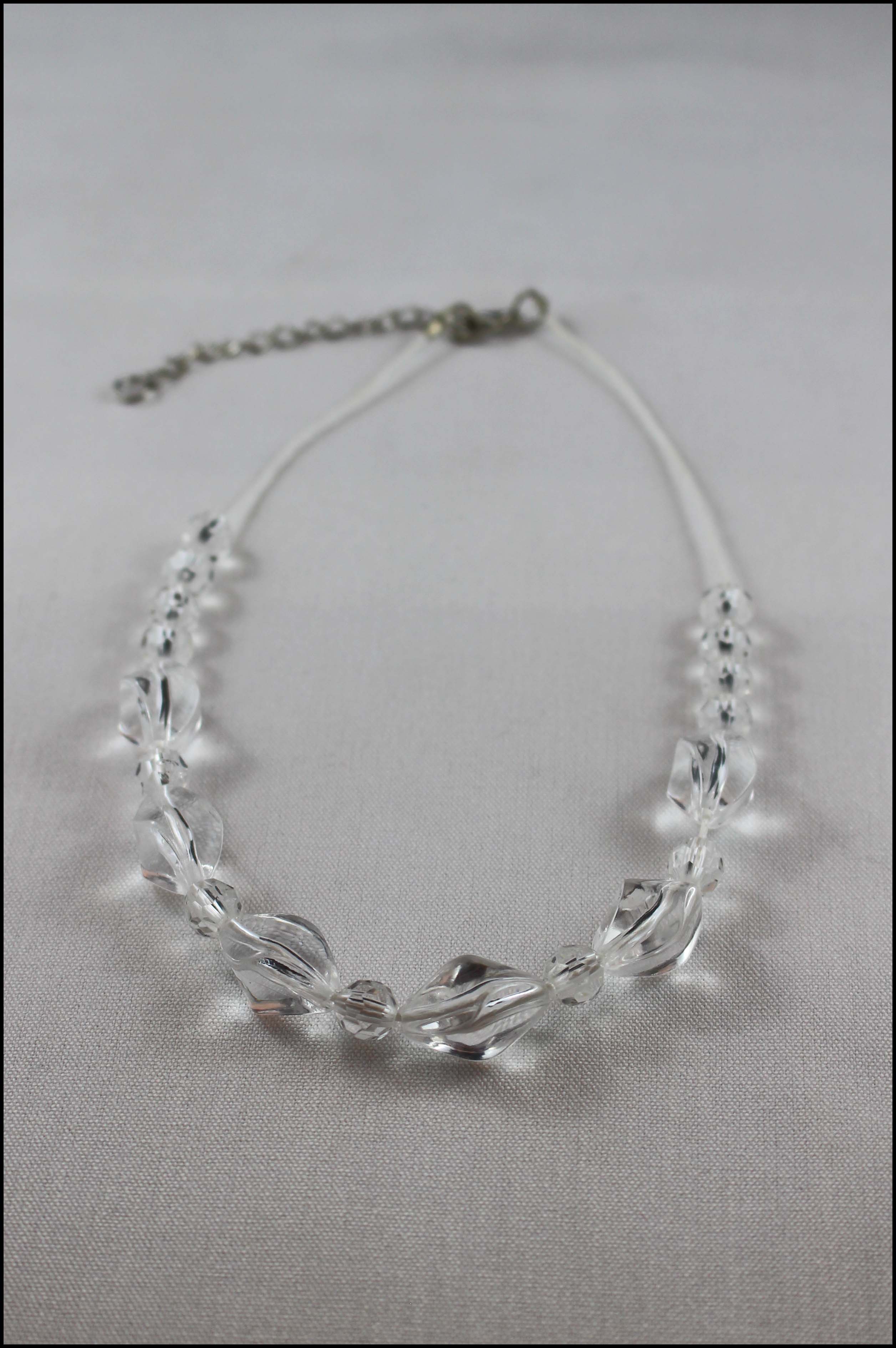 Translucent Beveled Choker