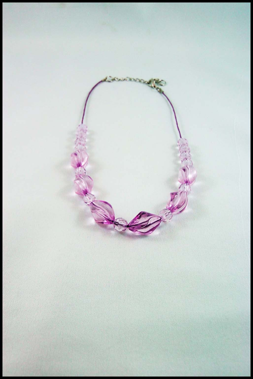 Translucent Beveled Choker