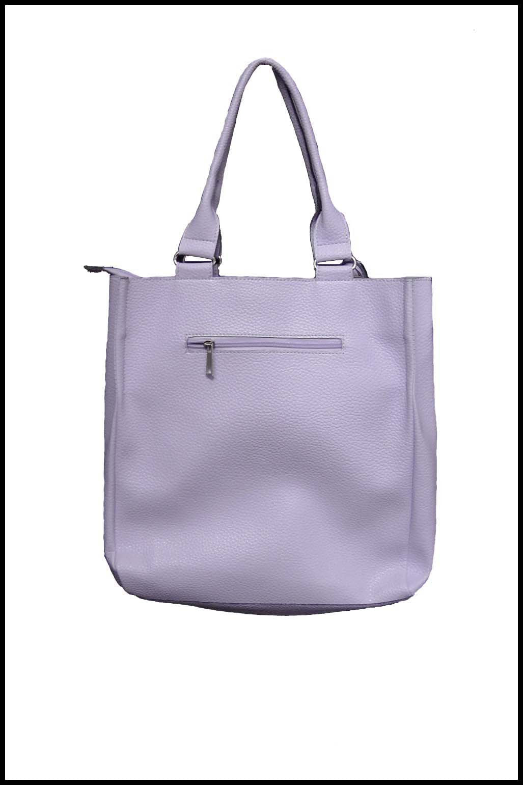 Double-handled Shoulder Bag with Flower Tassels