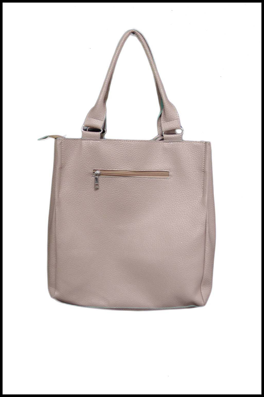 Double-handled Shoulder Bag with Flower Tassels