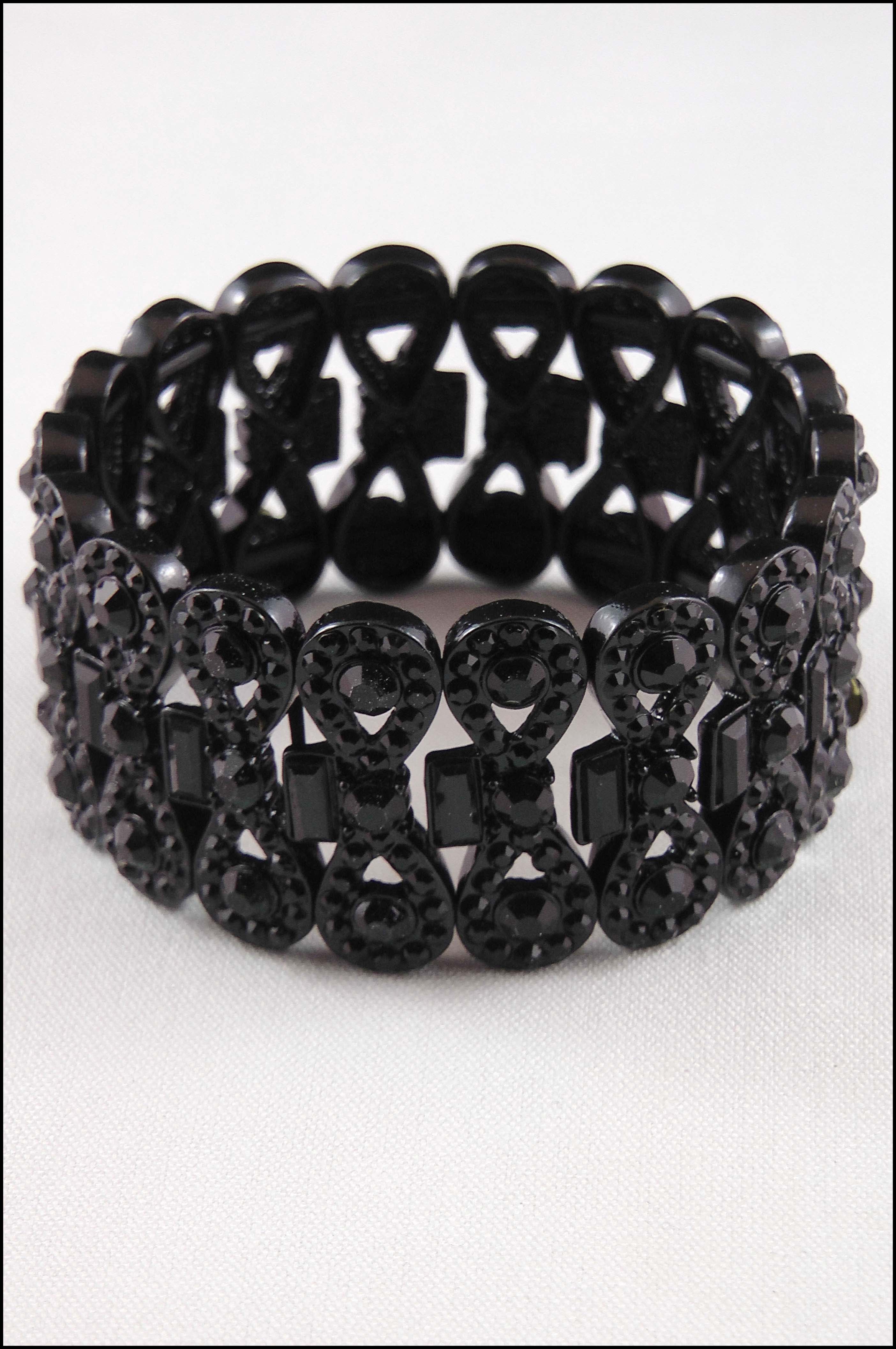 Red Carpet Crystal Stretch Bracelet