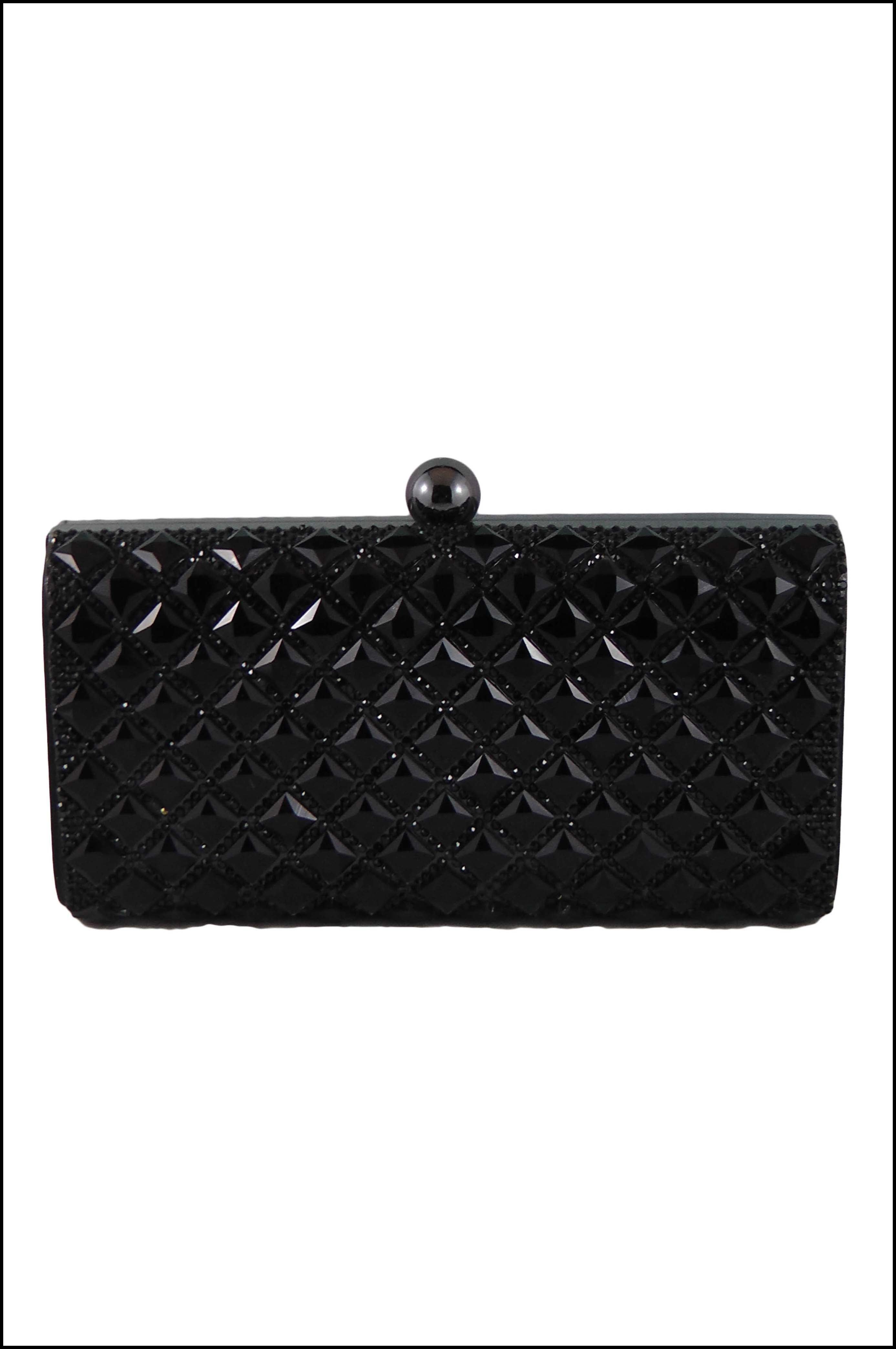Glass Stone Clutch