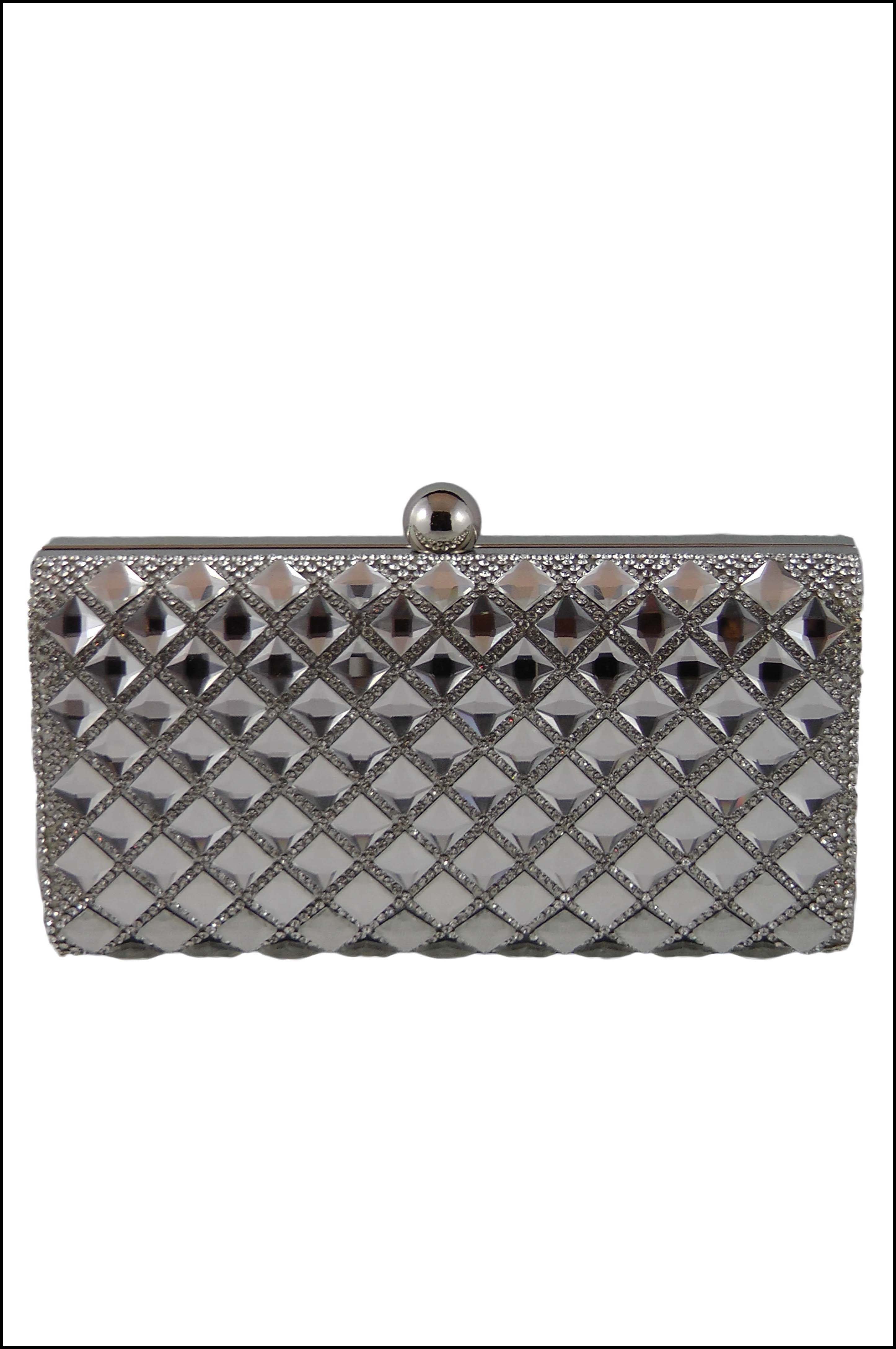Glass Stone Clutch