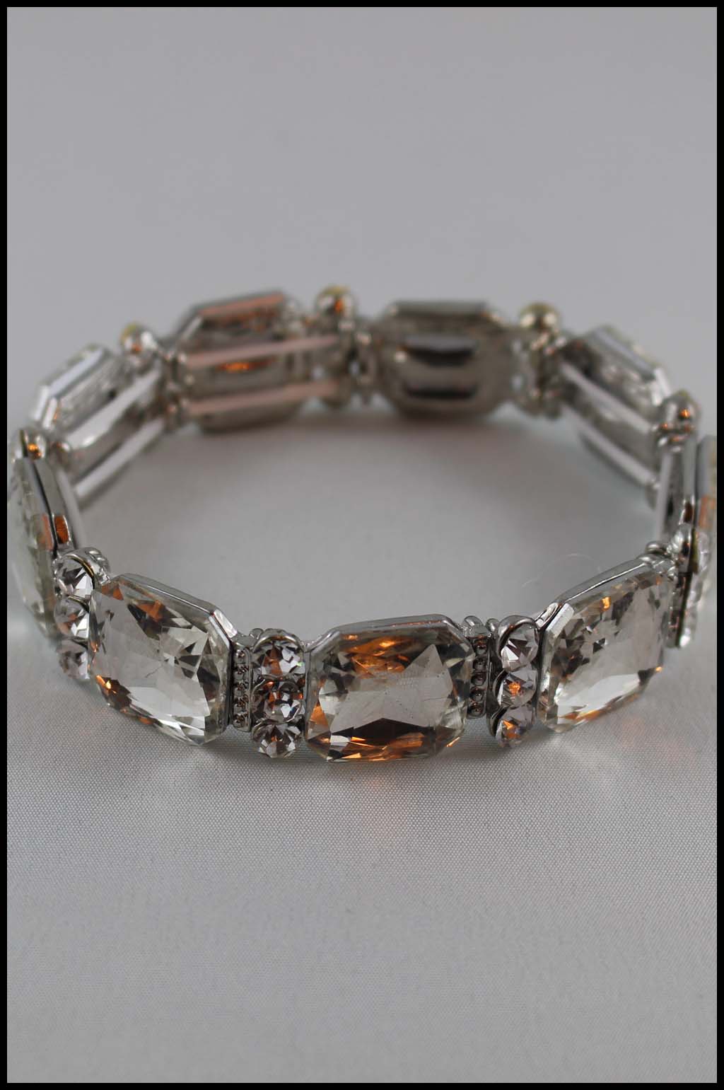 Cube Crystal Stretch Bangle
