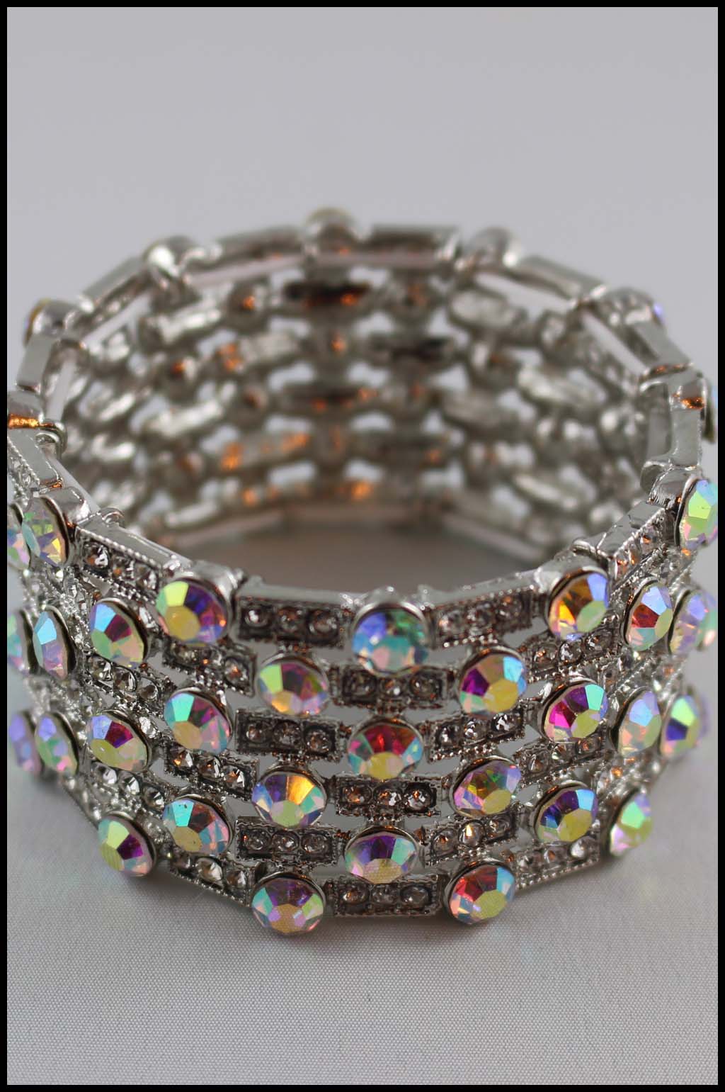 Statement Crystal Stretch Bracelet