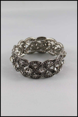 Victorian Crystal Stretch Bracelet
