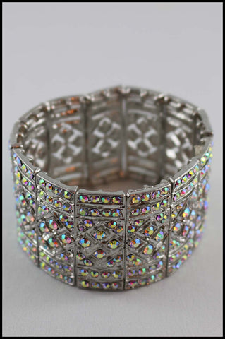 Victorian Filigree Crystal Bracelet