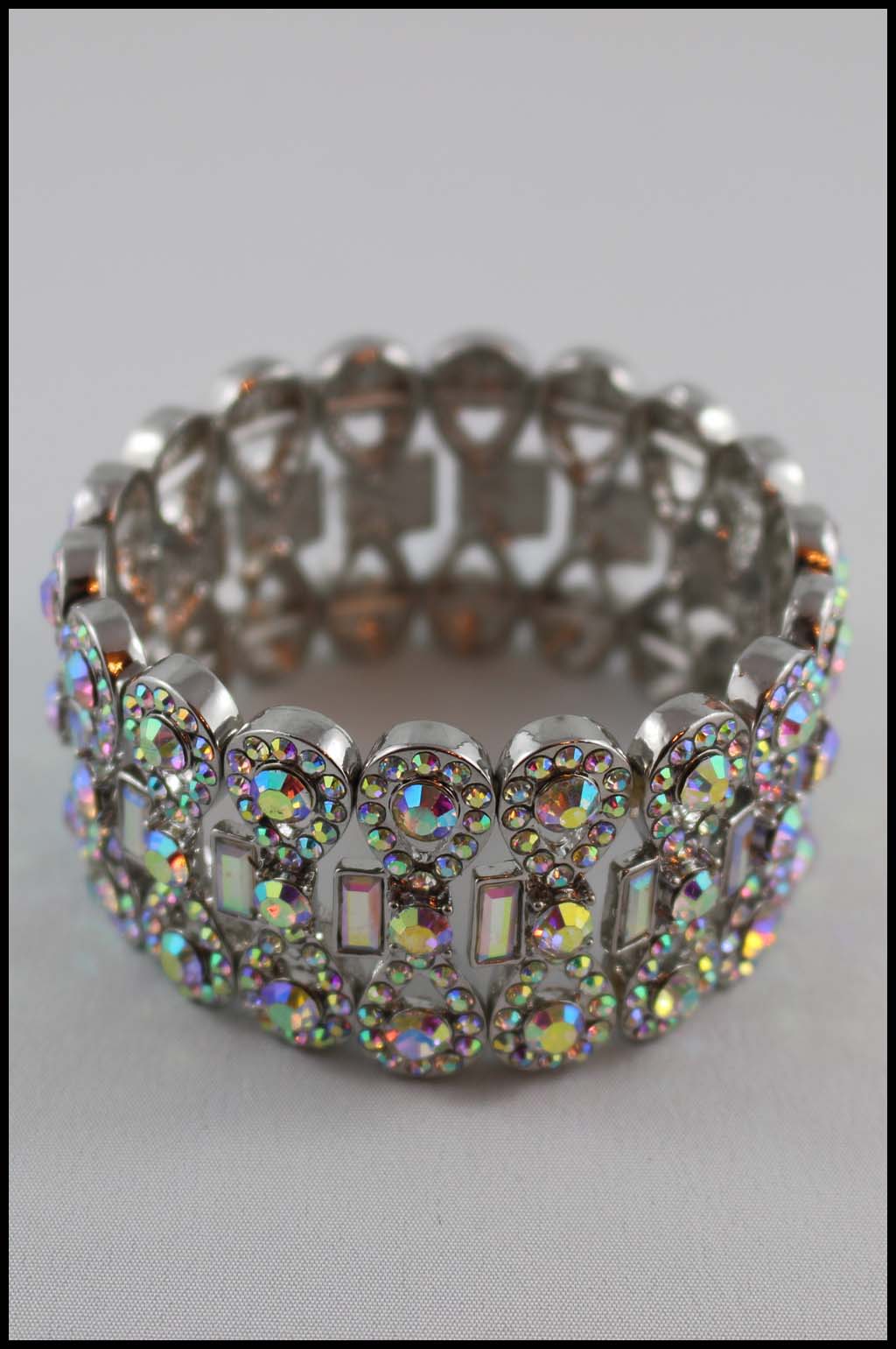 Red Carpet Crystal Stretch Bracelet