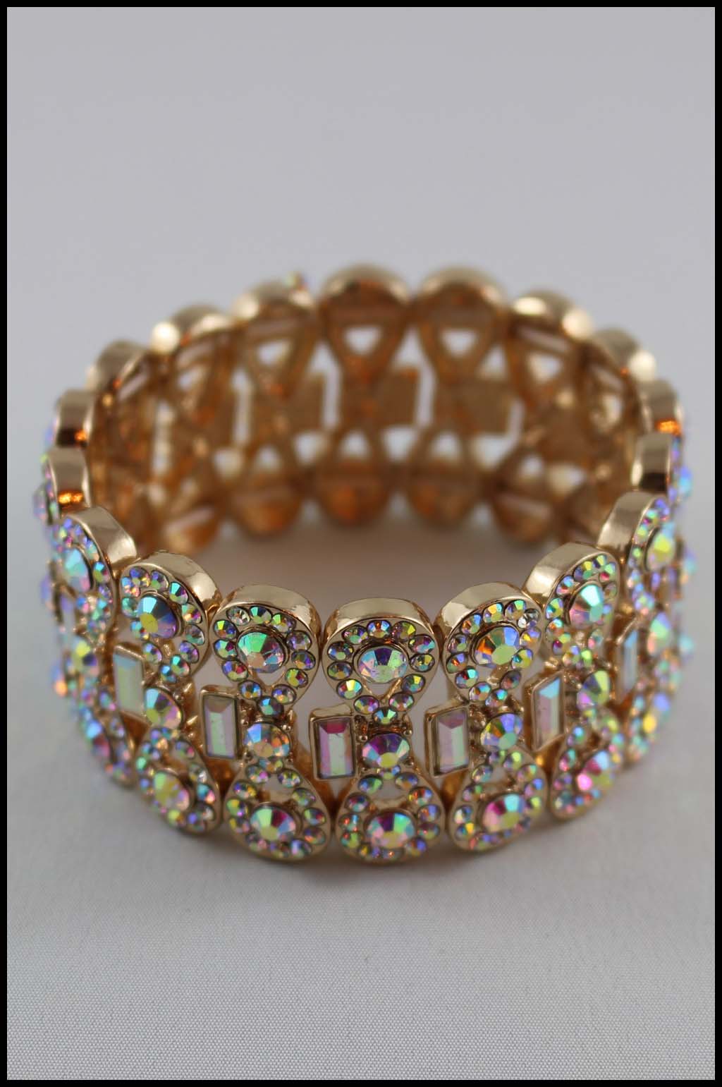 Red Carpet Crystal Stretch Bracelet