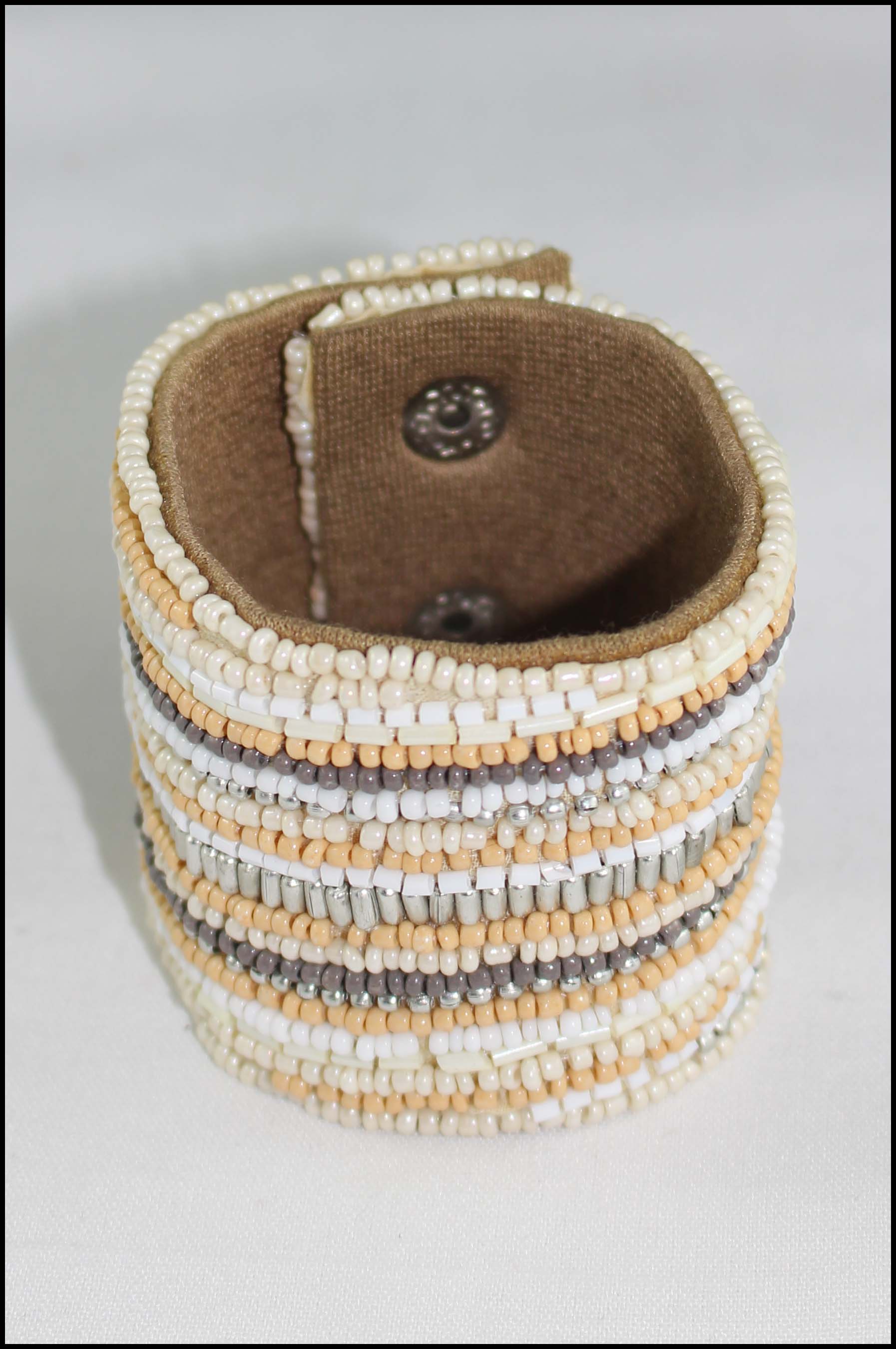 Snap Bead Cuff Bracelet