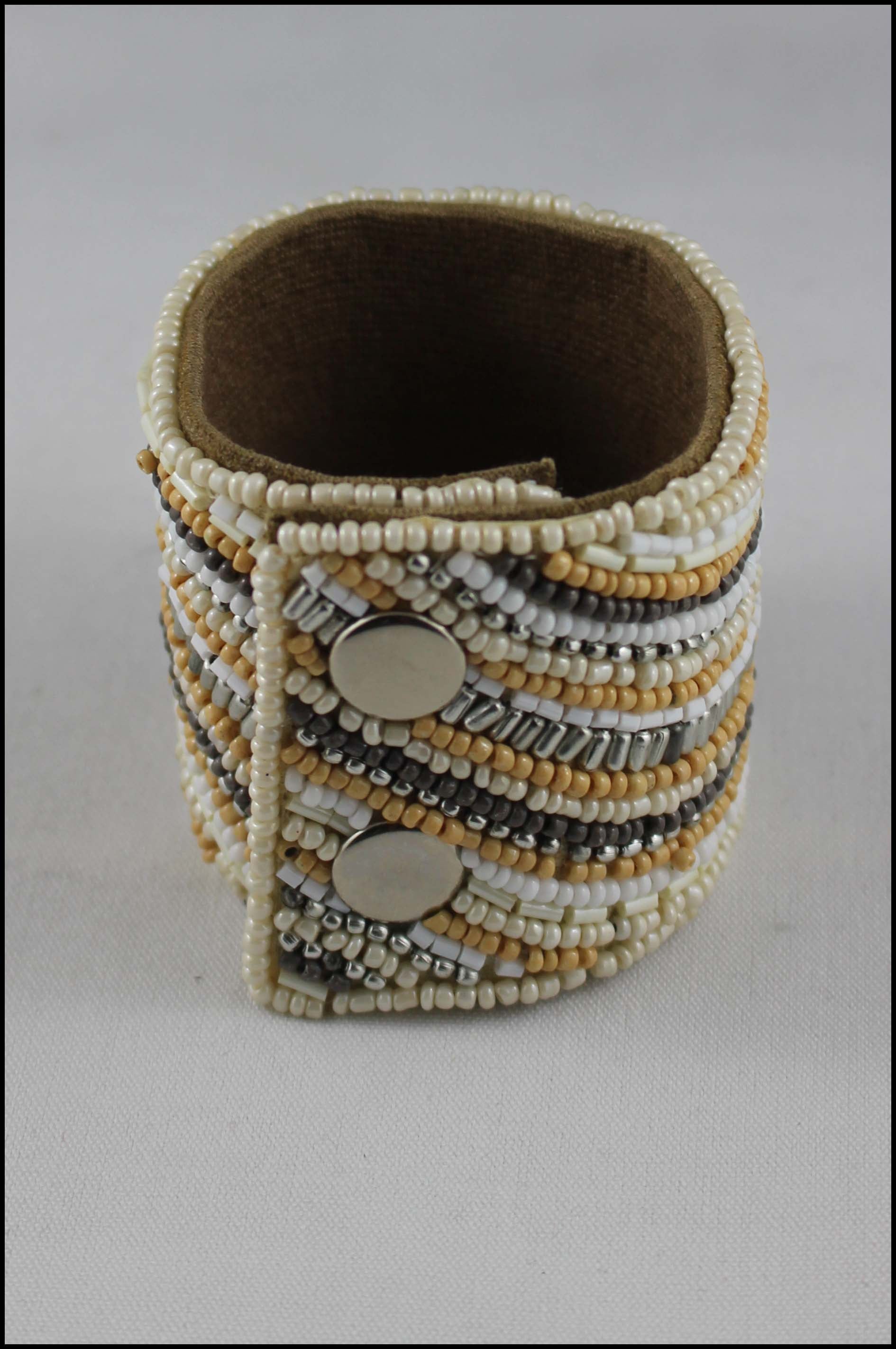 Snap Bead Cuff Bracelet