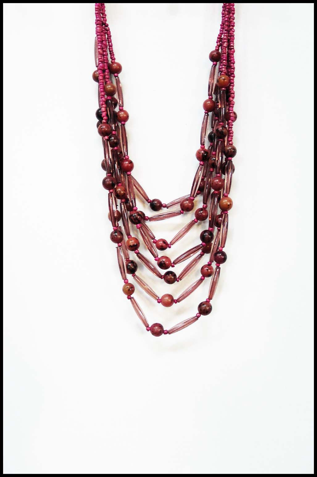 Multi-strand Beaded Necklace
