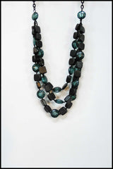 Bohemian Three-Tiered Bead Necklace