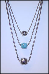 Tiered Triple Pendant Necklace