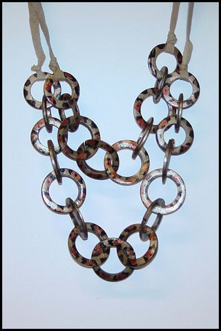 Animal Print Loop Necklace
