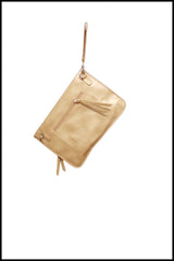 Zippered Flat Envelope Clutch