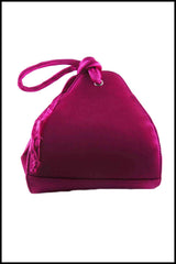Sparkly Rhinestone-embellished Hot Pink  Drawstring Pouch