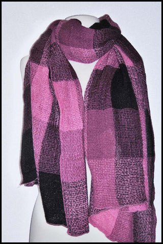 Ultra-large Soft Blanket Weave Plaid Scarf