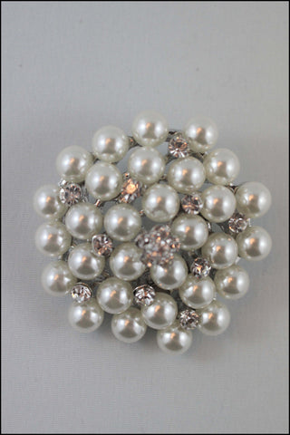 Pearl Bridal Brooch Pin