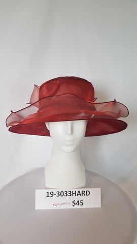 Red Shimmer Hat