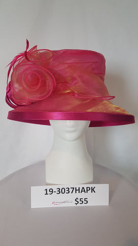 Bright Pink Shimmer Hat