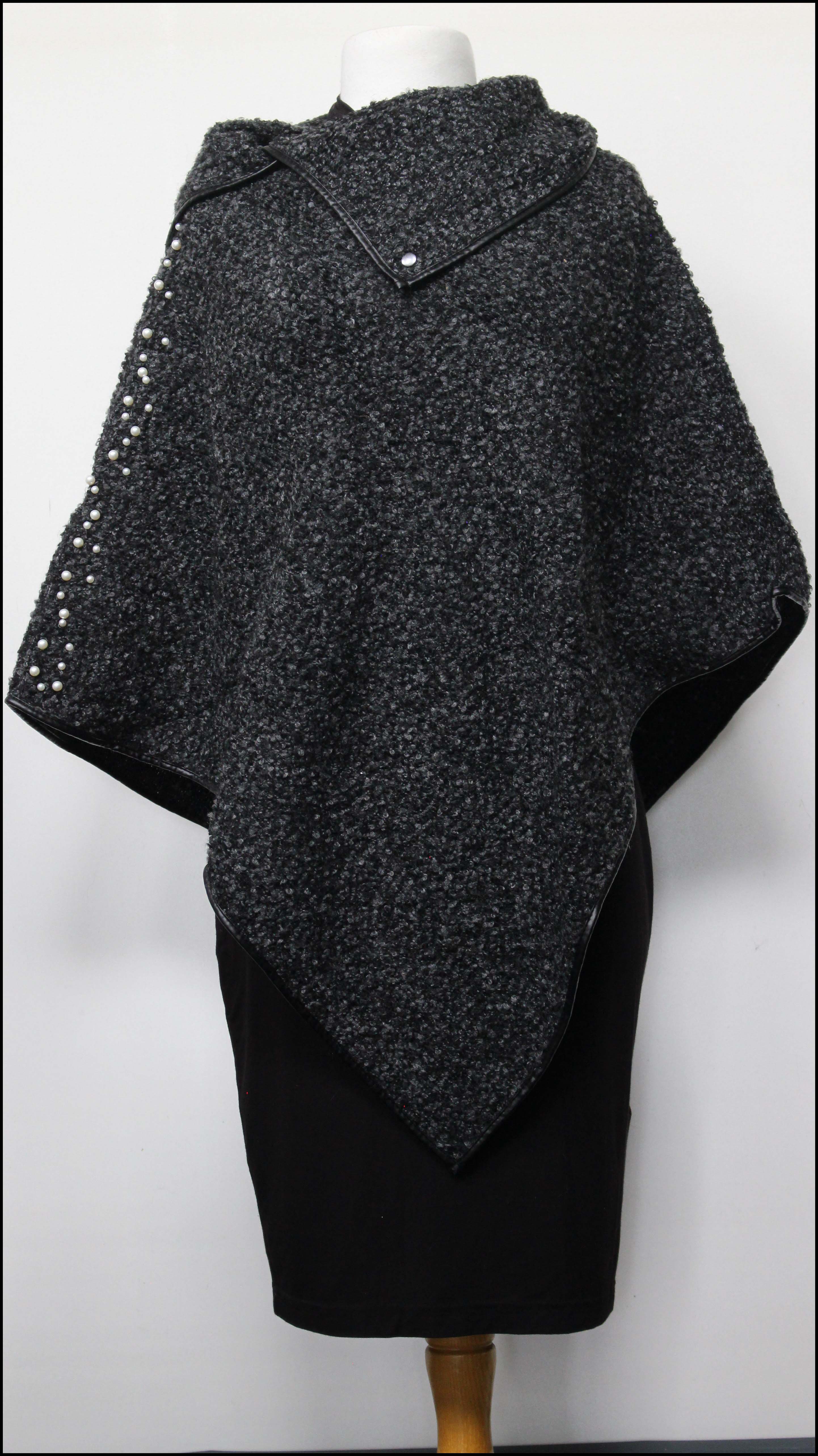 Pearl Accent Poncho