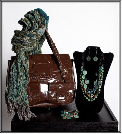 Fashion Accessory Group in Green and Brown